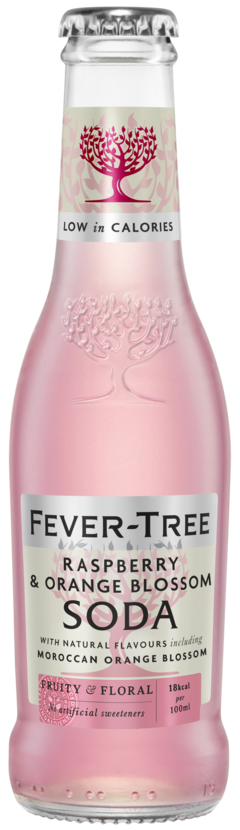 Fever-Tree Raspberry & Orange Blossom Soda 24x200ml