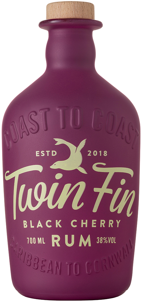 Twin Fin Black Cherry Rum 70cl
