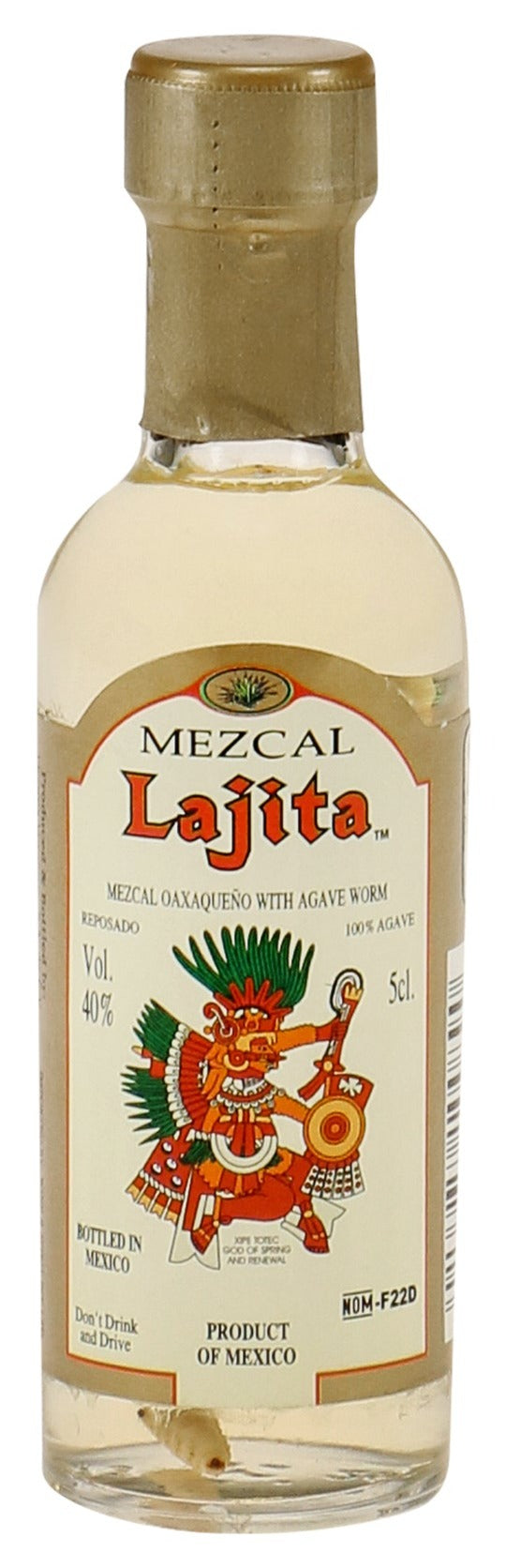 Lajita Reposado Mezcal with Agave Worm 5cl