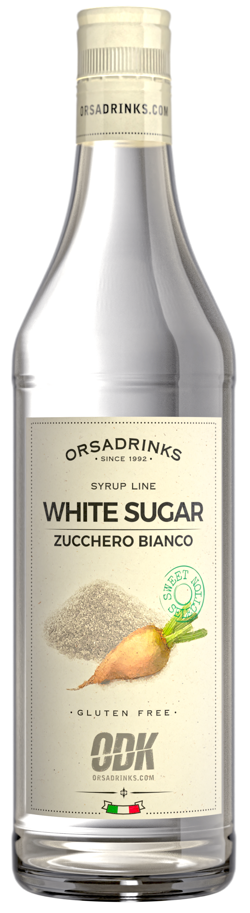 ODK White Sugar Syrup 750ml