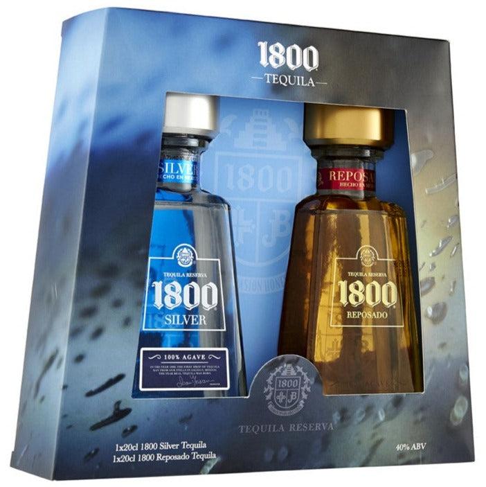 1800 Tequila Gift Set 2x20cl
