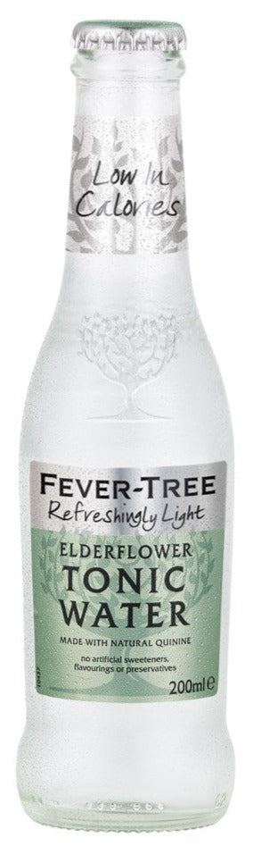 Fever-Tree Elderflower Refreshingly Light Tonic 4 × 200ml