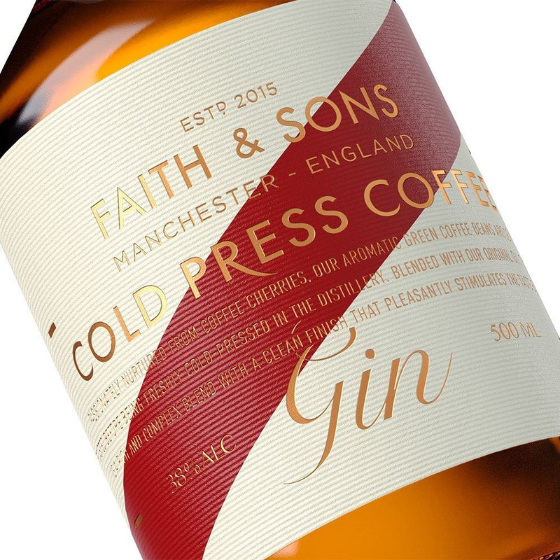 Faith & Sons Organic Cold Press Coffee Gin 50cl