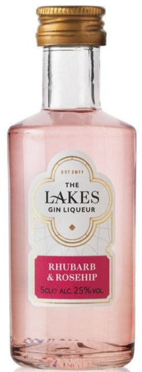 The Lakes Rhubarb and Rosehip Gin Liqueur Miniature 5cl