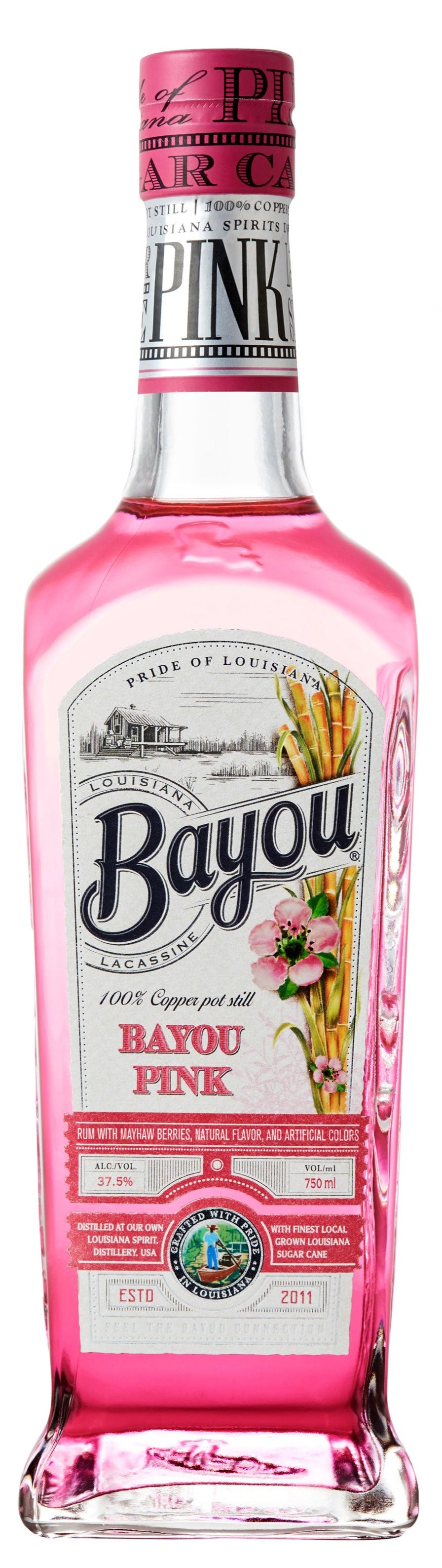 Pink Rum Bayou Pink Rum 70cl – Distillers Direct