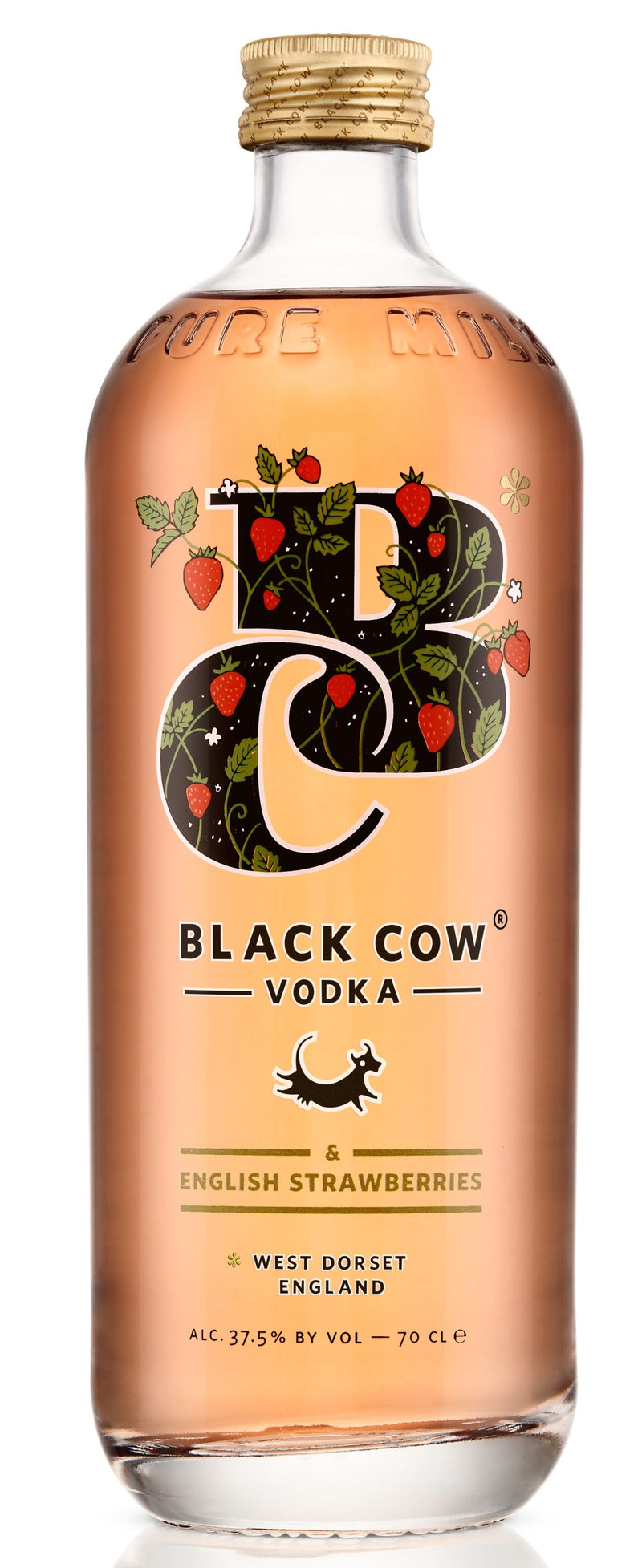 Black Cow Strawberry Vodka 70cl