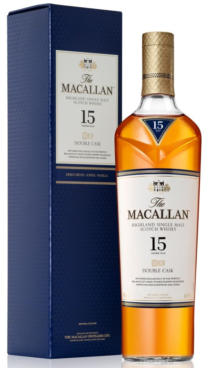 The Macallan 15 Year Old Double Cask Whisky 70cl