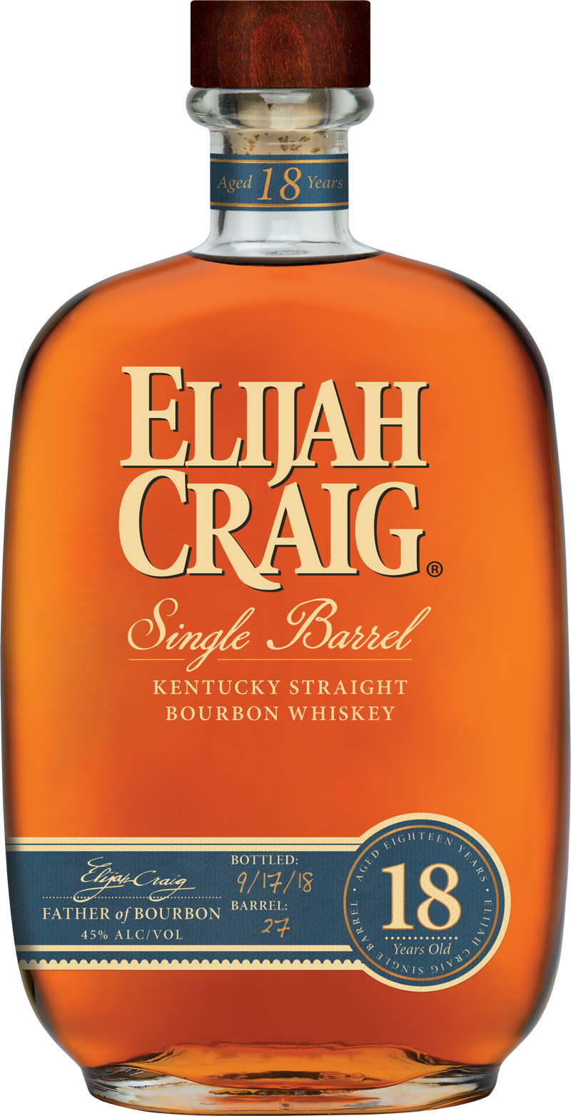 Elijah Craig Single Barrel 18 Year Old Bourbon 70cl