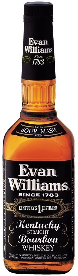 Evan Williams Extra Aged Black Label Bourbon 70cl