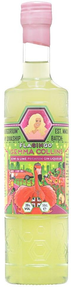 Flagingo Gemma Collins Kiwi and Lime Gin Liqueur 50cl