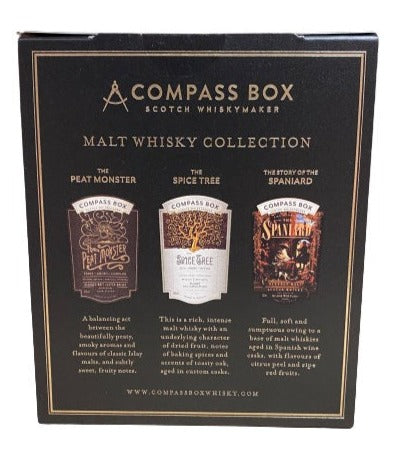 Compass Box Malt Whisky Collection Gift Set 3x5cl