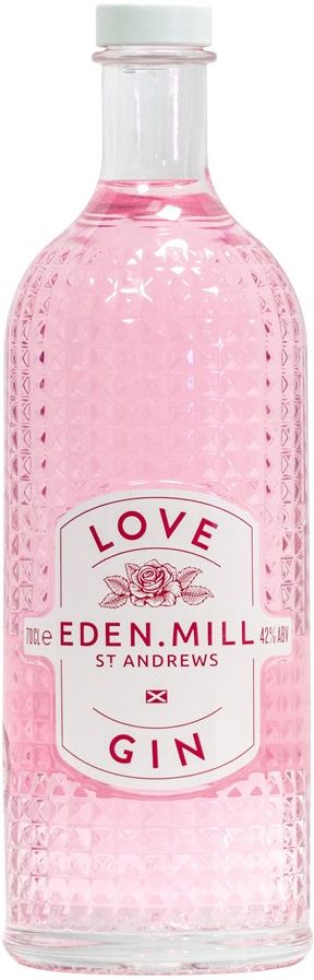 Eden Mill Love Gin 70cl + 3 Free Eden Mill Glasses