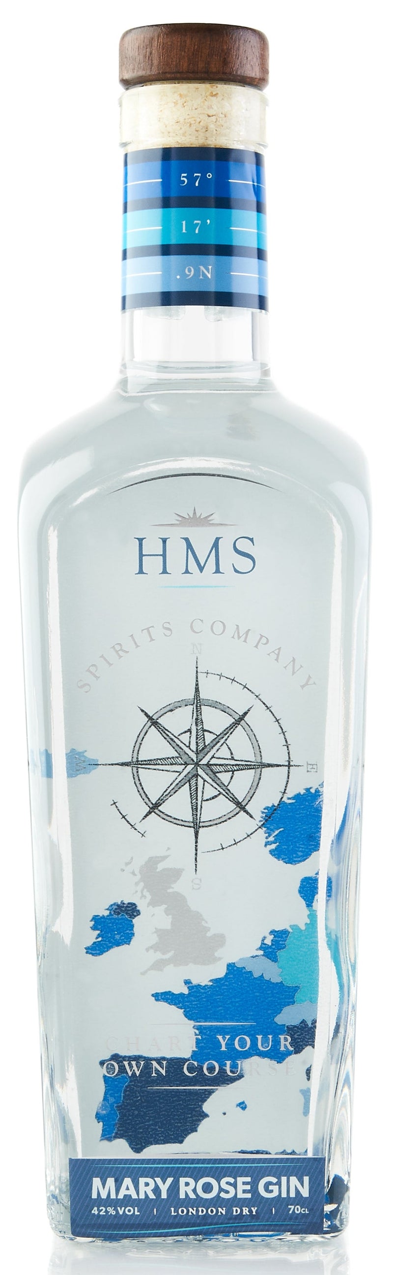 HMS Mary Rose London Dry Gin 70cl