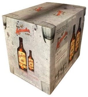 Matusalem 15 Year Old Rum Double Bottle and 4 Glass Gift Set