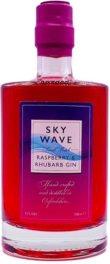 Sky Wave Raspberry & Rhubarb Gin 50cl