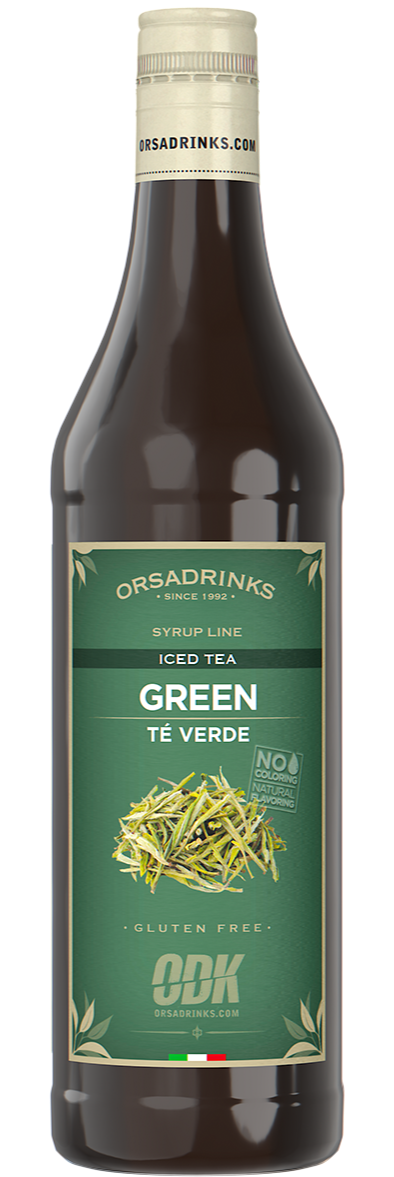 ODK Green Iced Tea Syrup 750ml - DATED END OF JUNE
