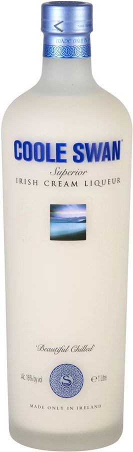 Coole Swan Irish Cream Liqueur 1L  + Free Coole Swan Hot Chocolate Set