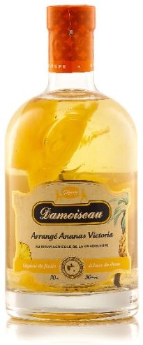 Damoiseau Les Arranges Pineapple Victoria Rum Liqueur 70cl + Free Jam Jar Glass!