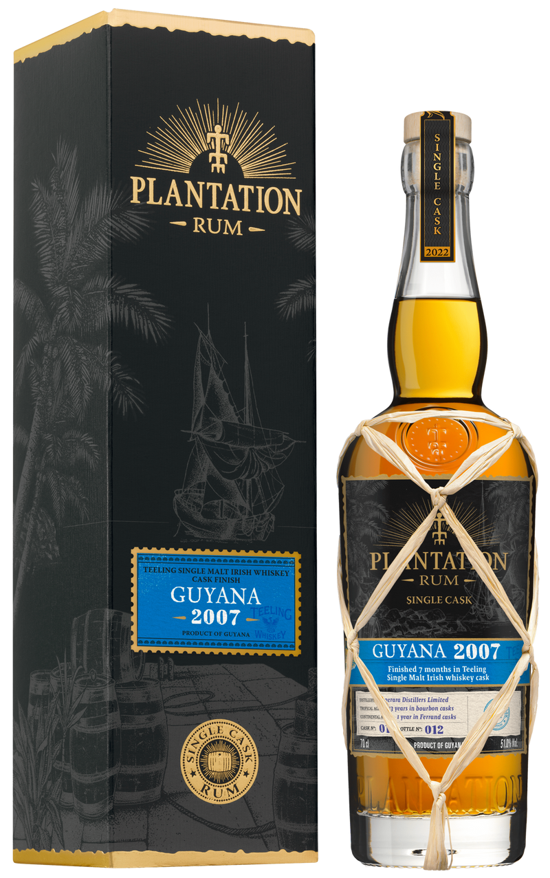 Plantation Single Cask Guyana 2007 Teeling Whisky Cask 70cl