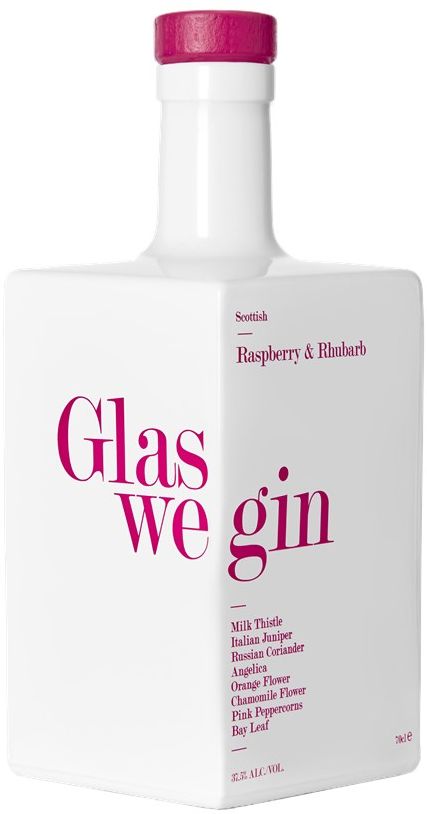 Glaswegin Raspberry & Rhubarb Gin 70cl