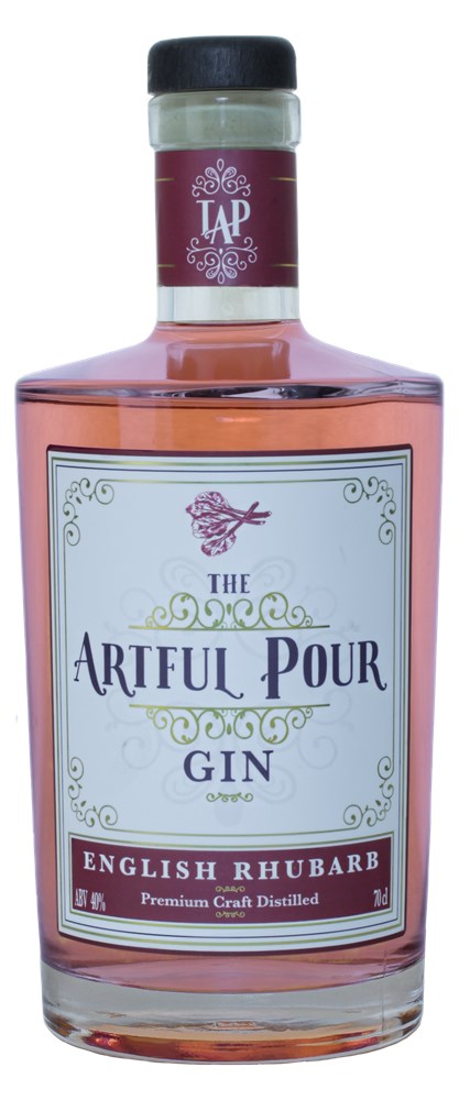The Artful Pour Rhubarb Gin 70cl