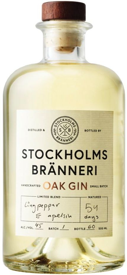 Stockholms Branneri Oak Gin 50cl