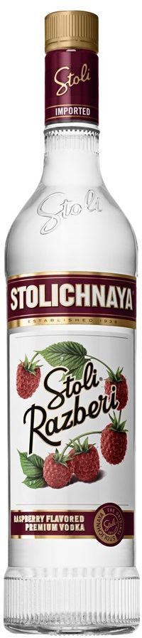 Stoli Raspberry Cosmopolitan Stolichnaya Razberi (Raspberry) Vodka 70cl – Distillers Direct
