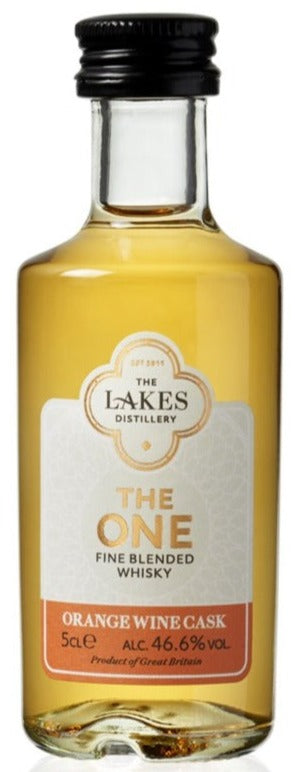 The Lakes Distillery The ONE Orange Wine Cask Finished Whisky Miniature 5cl