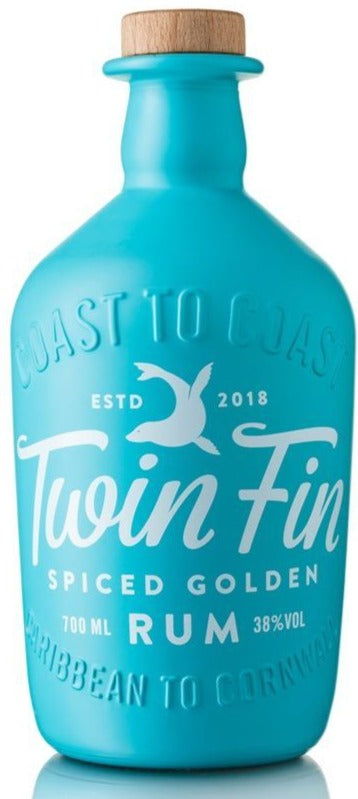 Twin Fin Spiced Golden Rum 70cl + Free Twin Fin Tankard