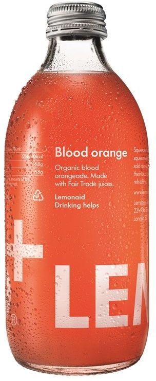 Lemonaid Organic Sparkling Blood Orange 330ml