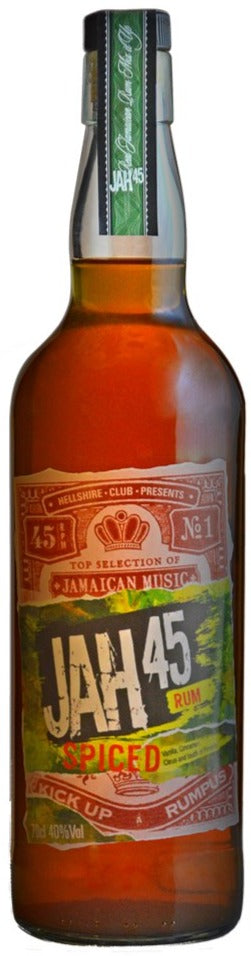 Jah45 Spiced Rum 70cl