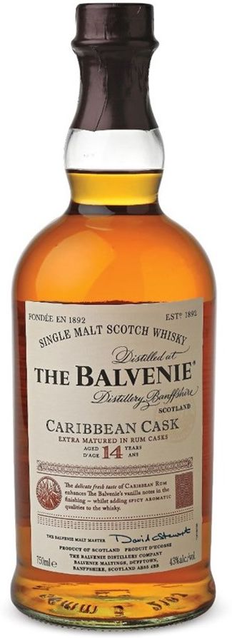 Balvenie Caribbean Cask 14 Year Old Whisky 70cl