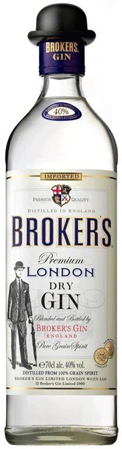 Brokers Dry Gin 70cl