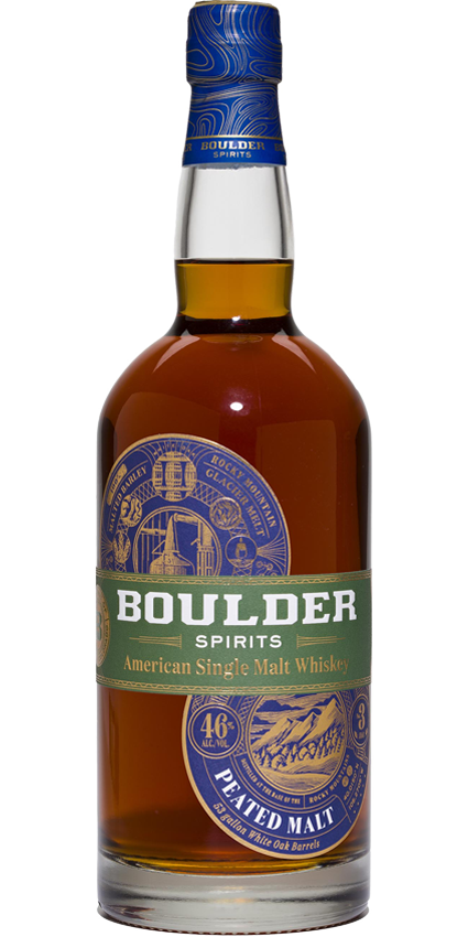 Boulder Peated American Single Malt Whiskey 70cl