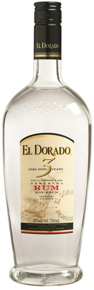 El Dorado 3yr White Rum 70cl