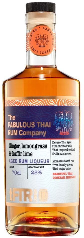 The Fabulous Thai Rum Company: Ginger, Lemongrass & Kaffir Lime 70cl