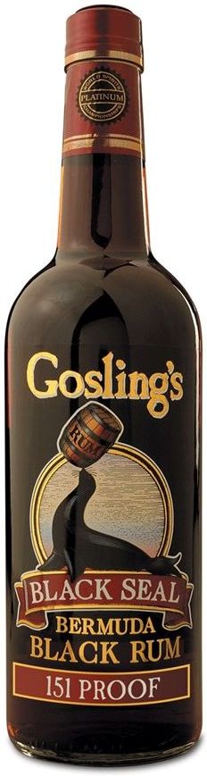 Goslings Black Seal Overproof 151 Rum 70cl
