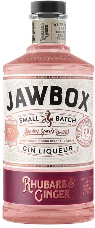 Jawbox Rhubarb and Ginger Gin Liqueur 70cl