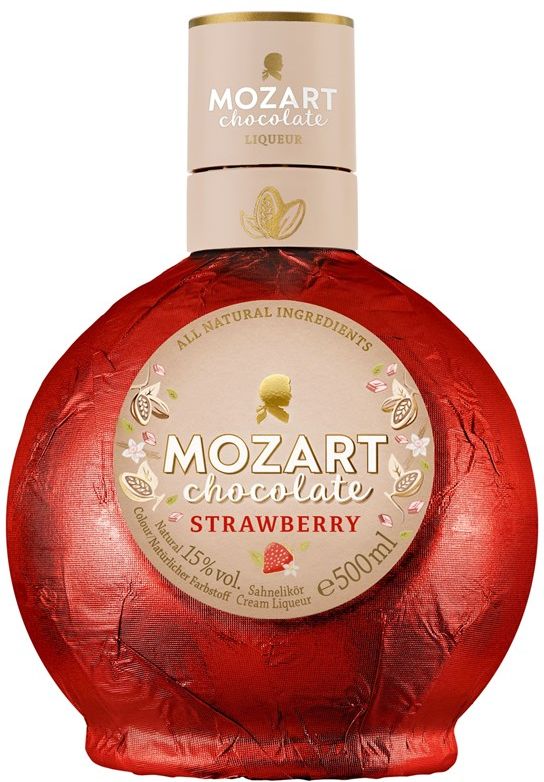 Mozart White Chocolate Strawberry Liqueur 50cl