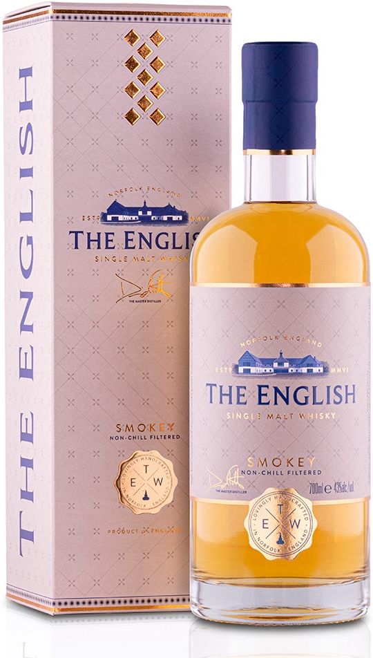 The English Whisky Company Smokey Single Malt Whisky 70cl