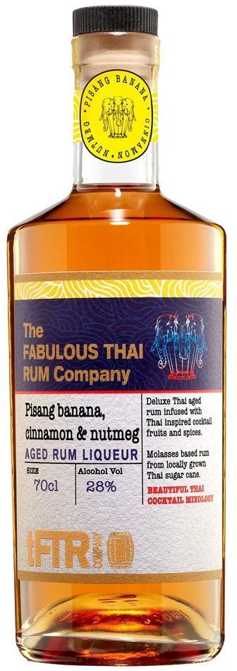 The Fabulous Thai Rum Company: Pisang Banana, Cinnamon & Nutmeg 70cl