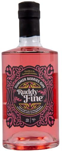 Ruddy Fine Summer Berry Pink Gin 70cl