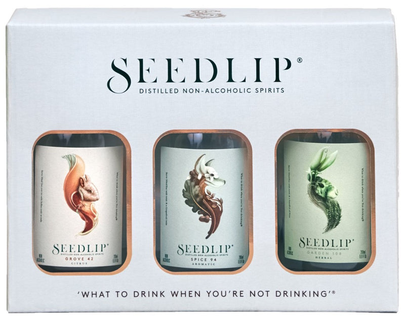 Seedlip Trio 3x20cl Gift Pack + Free Seedlip Branded Jigger