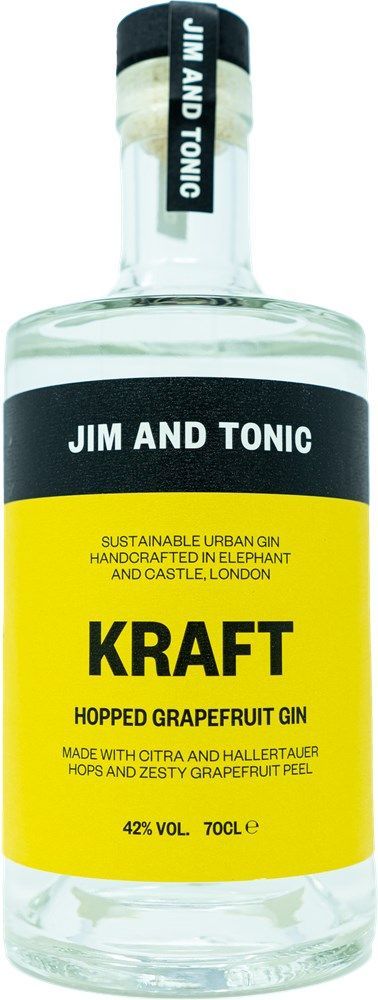 Jim and Tonic Kraft Hopped Grapefruit Gin 70cl