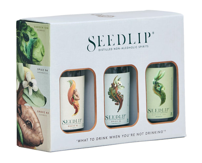 Seedlip Trio 3x20cl Gift Pack + Free Seedlip Branded Jigger