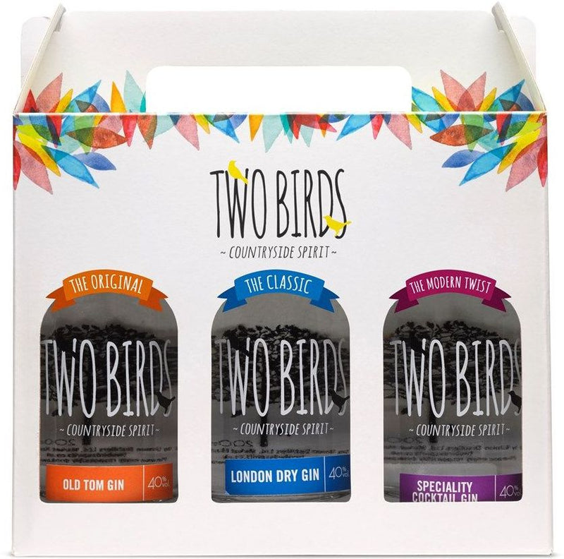 Two Birds Trio of Gin set 3x20cl