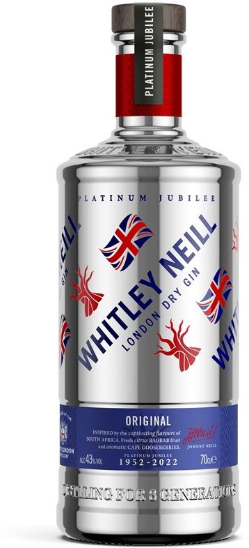 Whitley Neill Platinum Jubilee Gin 70cl